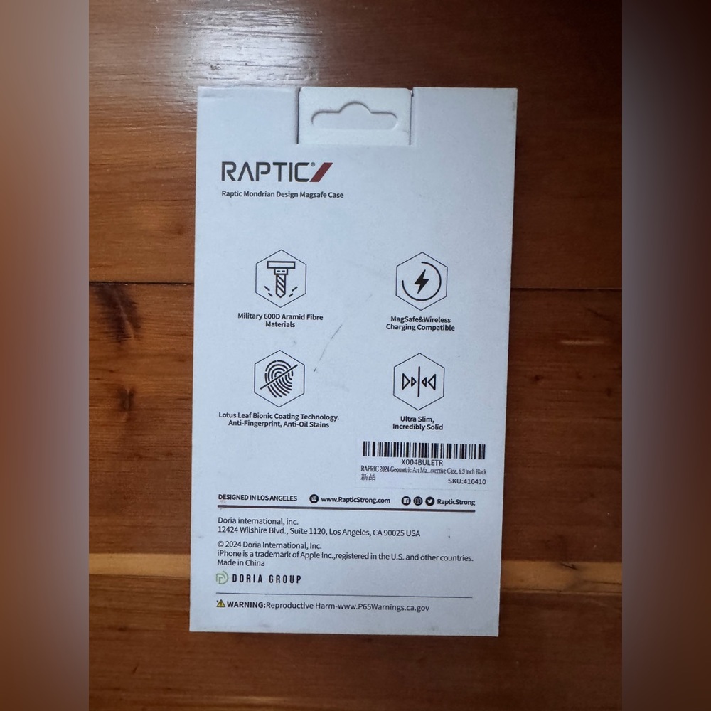 Raptic Aramid Fibre Croxx Case iPhone 16 Pro Max MagSafe NIB - Picture 2 of 3